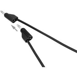 VOLTCRAFT MSB-300 sada měřicích kabelů lamelová zástrčka 4 mm silikon 0.50 m 12 ks
