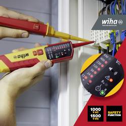 Wiha 45216 zkoušečka napětí a průchodu, CAT III 1000 V, CAT IV 600 V, LED, akustika