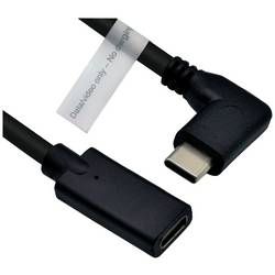 Roline Kabel DisplayPort USB 3.2 Gen1 USB-C ® zástrčka, USB-C ® zásuvka 2.00 m černá stíněný 11.04.5496