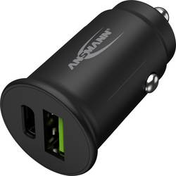 Ansmann InCar Charger CC230PD USB nabíječka, 1x USB A , 1x USB-C®, 30 W, Dodávka energie, černá