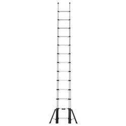 Telesteps 115464 Eloxovaný hliník Stupňovitý teleskopický žebřík max.prac. výška: 4900 mm 19.1 kg