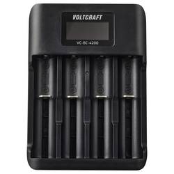 VOLTCRAFT VC-BC-4200 nabíječka akumulátorů NiMH, Li-Ion AA, AAA, Mini (AAAA) , 18650, 18490, 18350 , 17670, 17500, 14500, 10440, 16340