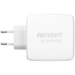 VOLTCRAFT UC-3ACX002 USB nabíječka, GaN, 1x USB A , 2x USB-C®, 100 W, bílá