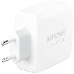 VOLTCRAFT UC-3ACX002 USB nabíječka, GaN, 1x USB A , 2x USB-C®, 100 W, bílá