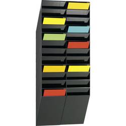 Durable FLEXXIBOXX 12 A4 1709763060 držák prospektů černá DIN A4 na výšku Počet přihrádek 12 1 ks (š x v x h) 240 x 1115 x 135 mm