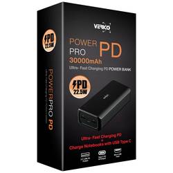 Verico Power Pro PD powerbanka Li-Pol, 30000 mAh, USB-A, USB-C®, černá