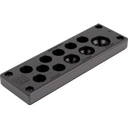 LAPP SKINTOP® MULTI Version 4 Vícenásobná kabelová průchodková deska odolný vůči vysokým teplotám, voděodolná Průměr svorky (max.) 20 mm Tloušťka montážní
