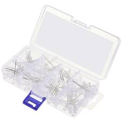 TRU COMPONENTS LED s vývody 5 mm Mléčná čočka 100 ° 20 mA 1.8 V, 3.4 V červená, žlutá, oranžová, modrá, zelená, růžová, teplá bílá, studená bílá 1560 mcd, 2180