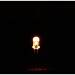 TRU COMPONENTS LED s vývody 5 mm Mléčná čočka 100 ° 20 mA 1.8 V, 3.4 V červená, žlutá, oranžová, modrá, zelená, růžová, teplá bílá, studená bílá 1560 mcd, 2180