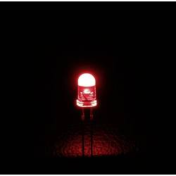 TRU COMPONENTS LED s vývody 5 mm Mléčná čočka 100 ° 20 mA 1.8 V, 3.4 V červená, žlutá, oranžová, modrá, zelená, růžová, teplá bílá, studená bílá 1560 mcd, 2180
