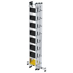 MUNK Günzburger Steigtechnik 033325 hliník Stupňovitý víceúčelový žebřík 28 kg