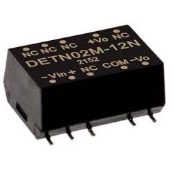 MEAN WELL DETN02M-15N DC/DC měnič napětí, SMD 66 mA 2 W Počet výstupů: 2 x Obsah 1 ks