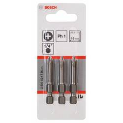 Bosch Accessories 2607001526 křížový bit PH 1 extra tvrdé E 6.3 3 ks