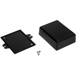 TRU COMPONENTS TC-7910928 Přírubové pouzdro 75 x 59 x 28 ABS černá 1 ks