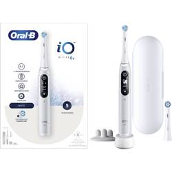 Oral-B iO Series 6s white elektrický kartáček na zuby, rotační/oscilační, bílá, 4210201427407
