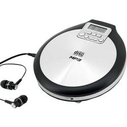 soundmaster CD9220 přenosný CD přehrávač Discman CD, CD-R, CD-RW, MP3 s USB nabíječkou černá, šedá