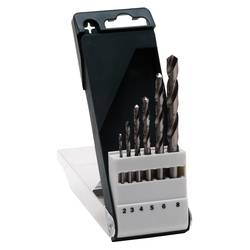 Bosch Accessories 2609255060 HSS sada spirálových vrtáku do kovu 6dílná 2 mm, 3 mm, 4 mm, 5 mm, 6 mm, 8 mm broušený DIN 338 válcová stopka 1 sada