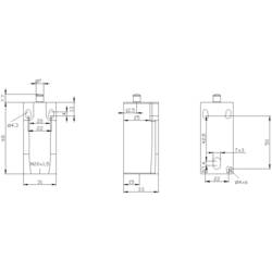 Siemens 3SE52320CC05 3SE5232-0CC05 pouzdro pro polohový spínač 240 V/AC 3 A zdvihátko bez aretace IP65 1 ks