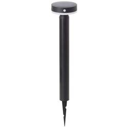 Brilliant G40442/06 Magua venkovní solární stojanové světlo s PIR senzorem LED modul pevně vestavěné LED 4 W černá