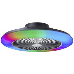 Brilliant G60020/06 Salerno LED stropní světlo s ventilátorem LED modul pevně vestavěné LED 40 W černá