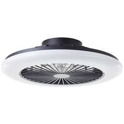 Brilliant G60020/06 Salerno LED stropní světlo s ventilátorem LED modul pevně vestavěné LED 40 W černá