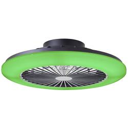 Brilliant G60020/06 Salerno LED stropní světlo s ventilátorem LED modul pevně vestavěné LED 40 W černá