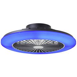 Brilliant G60020/06 Salerno LED stropní světlo s ventilátorem LED modul pevně vestavěné LED 40 W černá