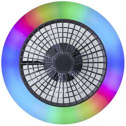 Brilliant G60020/06 Salerno LED stropní světlo s ventilátorem LED modul pevně vestavěné LED 40 W černá