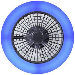 Brilliant G60020/06 Salerno LED stropní světlo s ventilátorem LED modul pevně vestavěné LED 40 W černá