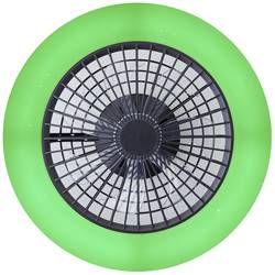 Brilliant G60020/06 Salerno LED stropní světlo s ventilátorem LED modul pevně vestavěné LED 40 W černá