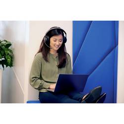 Kensington Headset uzavřená (Over Ear) Bez kabelu, Bluetooth® černá Potlačení hluku headset Gaming