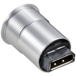TRU COMPONENTS TC-11980476 Zásuvka panelového adaptéru DisplayPort 1,2 zásuvka DisplayPort - zásuvka DisplayPort stříbrná Množství: 1 ks