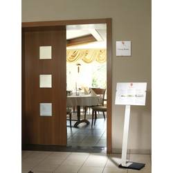 Durable 481923 podlahové stojany stříbrná (š x v x h) 302 x 1250 x 280 mm DIN A3 na výšku , DIN A3 na šířku