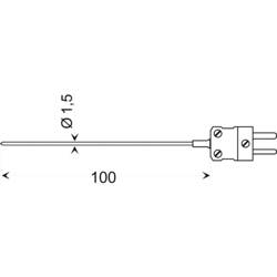 Greisinger GTE 130 OK vpichovací sonda -65 do 400 °C typ senzoru K