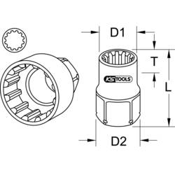 KS Tools 9164069 9164069 Nástrčný klíč 19 mm