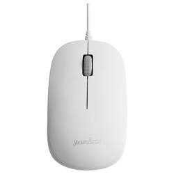Perixx PERIDUO-212 W kabelový sada klávesnice a myše ergonomická německá, QWERTZ bílá