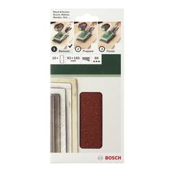 Bosch Accessories 2609256A85 brusný papír na suchý zip, s otvory Zrnitost 240 (d x š) 185 mm x 93 mm 10 ks