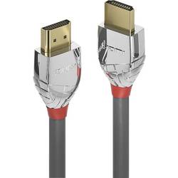 LINDY HDMI kabel Zástrčka HDMI-A, Zástrčka HDMI-A 3.00 m šedá 37873 4K UHD HDMI kabel