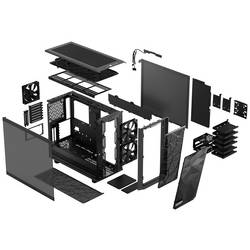 Fractal Design Meshify 2 tower PC skříň šedá