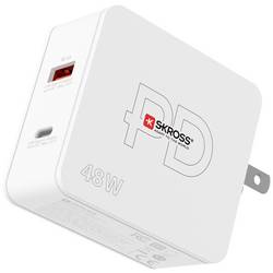 Skross Multipower Combo+ US USB nabíječka, 1x USB A , 1x USB-C®, 48 W