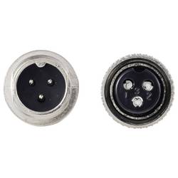TRU COMPONENTS TC-13895560 kulatý konektor DIN, 1 sada