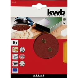 kwb 491812 brusný kotouč Průměr 115 mm Zrnitost=120 5 ks