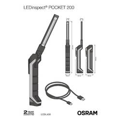 Osram Automotive LEDIL408 LEDInspect POCKET200 LED pracovní osvětlení napájeno akumulátorem, napájení přes USB 2.96 W 200 lm