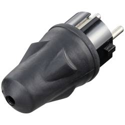 Sygonix SY-5806884 zástrčka guma 250 V/AC černá IP44