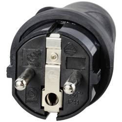 Sygonix SY-5806884 zástrčka guma 250 V/AC černá IP44