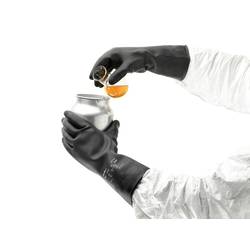 Ansell 87118105 AlphaTec přírodní latex rukavice pro manipulaci s chemikáliemi Velikost rukavic: 10.5 EN 21420:2020 1 pár