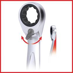 KS Tools 5034571 503.4571 oboustranný očkový klíč Délka klíče (cm) (jen pro nadpis) 8 - 9 mm