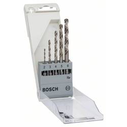Bosch Accessories 2608595517 HSS sada spirálových vrtáku do kovu 5dílná 2 mm, 3 mm, 4 mm, 5 mm, 6 mm broušený DIN 338 1/4 (6,3 mm) 1 sada