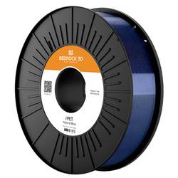 BEDROCK 3D rPET-0601b075 rPET Natural Blue 2.85 mm 750 g vlákno pro 3D tiskárny rPET 2.85 mm 750 g modrá 1 ks