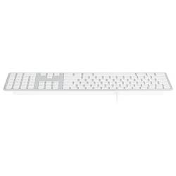 Matias FK318S Wired Aluminium Keyboard for Mac USB klávesnice US anglická, QWERTY, Mac stříbrná